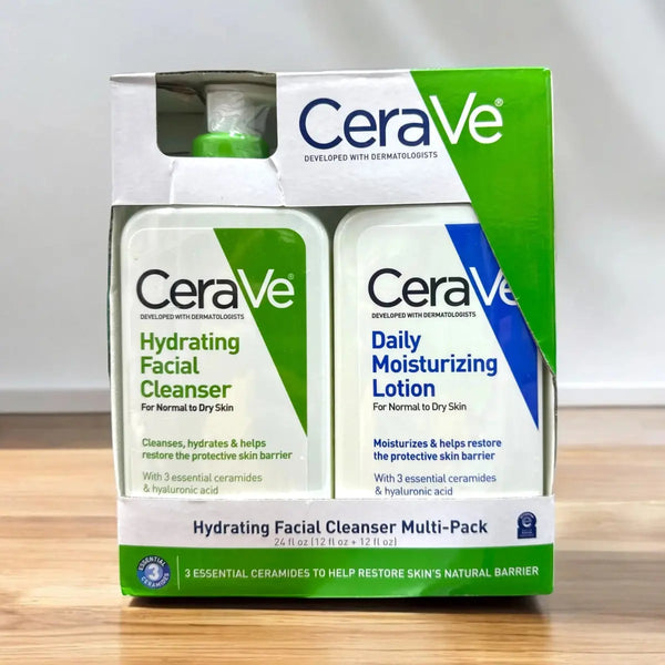 CeraVe Daily Moisturizing Lotion & Hydrating Cleanser Multi pack 236ml - Girlicious